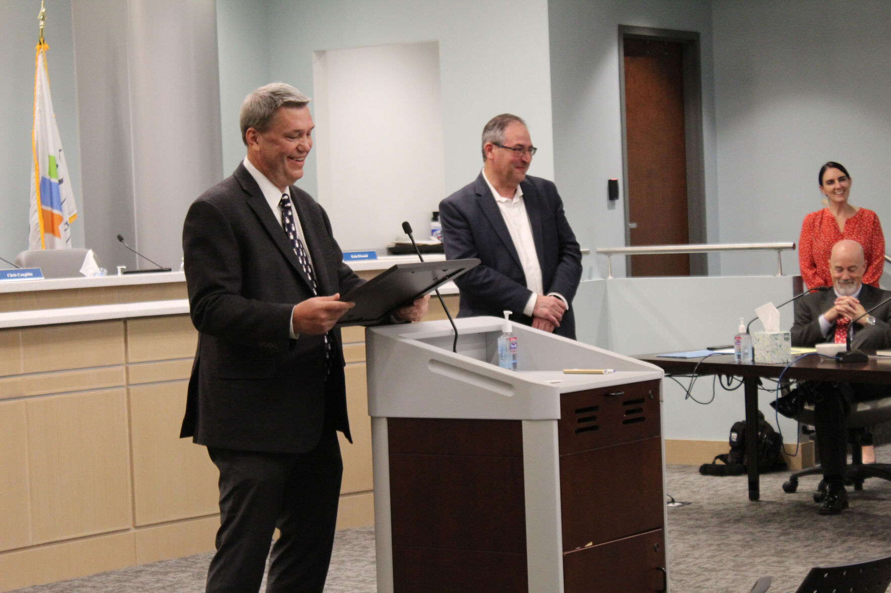 Outgoing Johns Creek City Council members honored